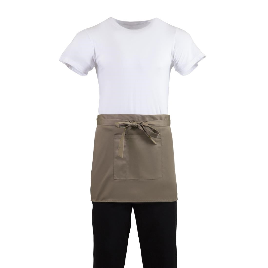 Whites Waist Apron Polycotton Tan • PAS-B432