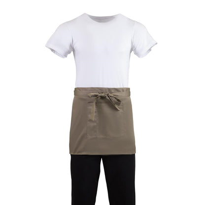 Whites Waist Apron Polycotton Tan • PAS-B432