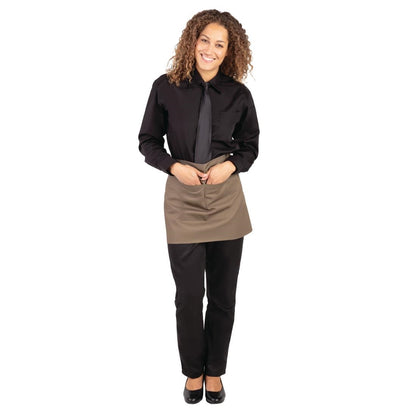 Whites Waist Apron Polycotton Tan • PAS-B432