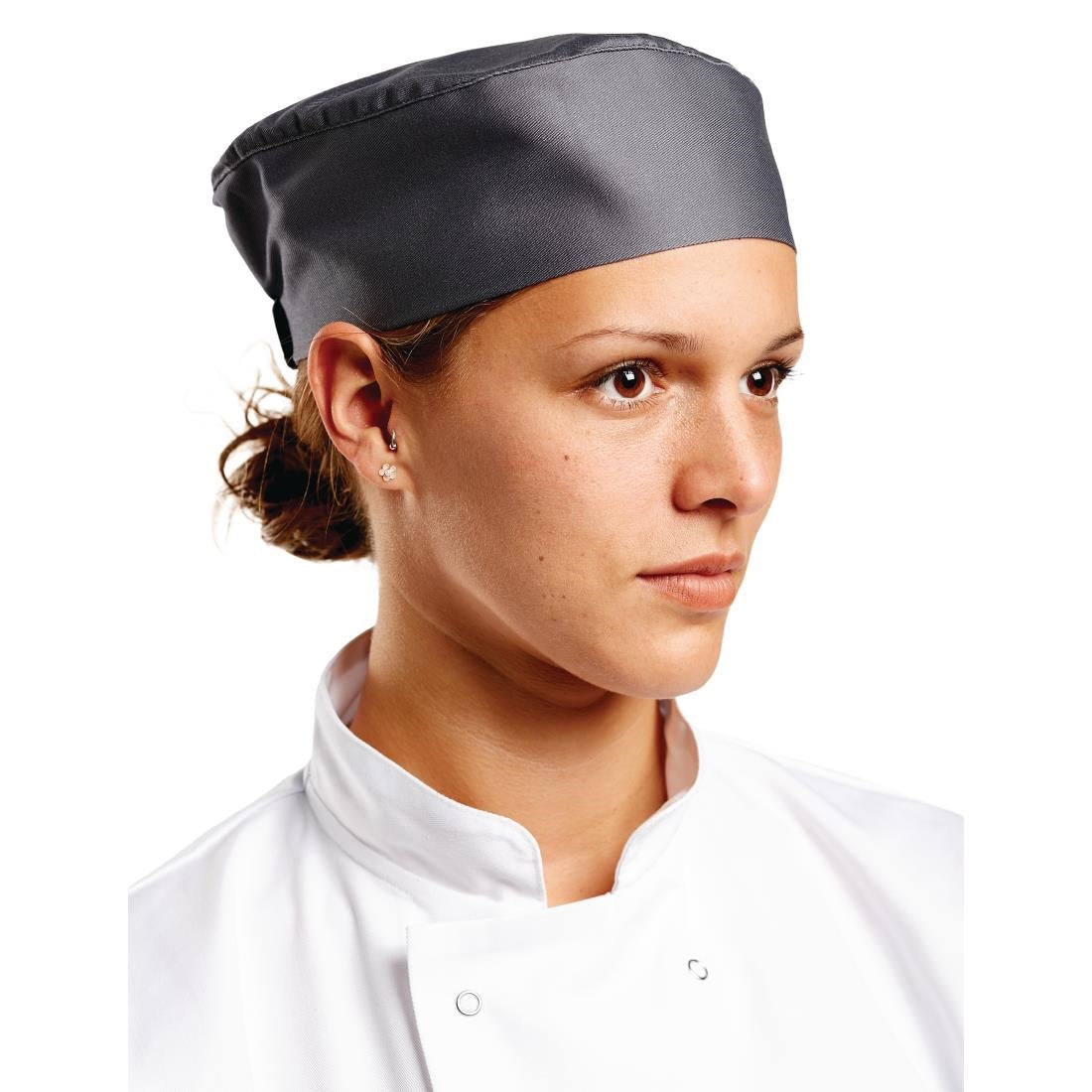 Whites Polycotton Skull Cap Charcoal • PAS-B440