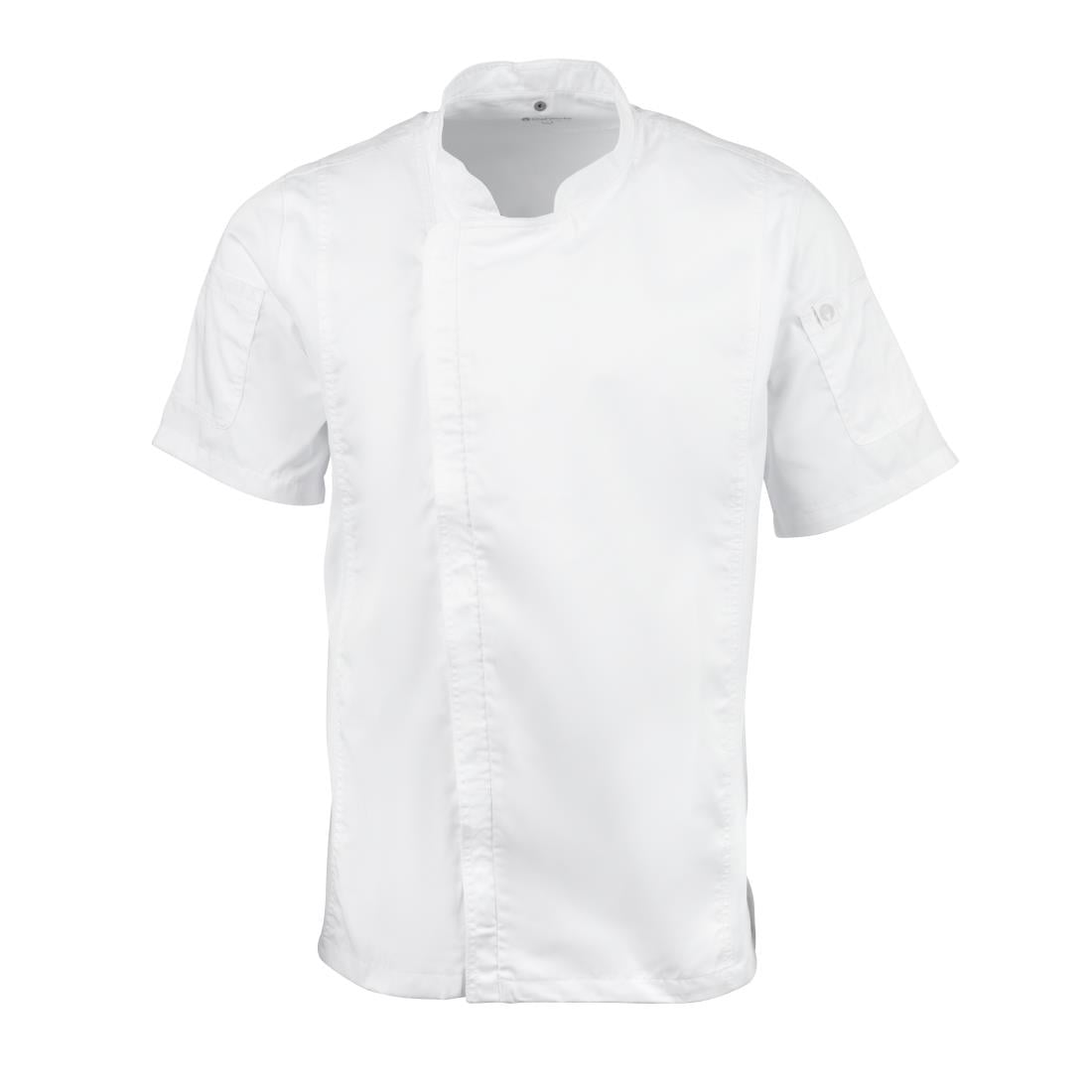 Chef Works Springfield Zipper Mens Chef Jacket White XL • PAS-B471-XL
