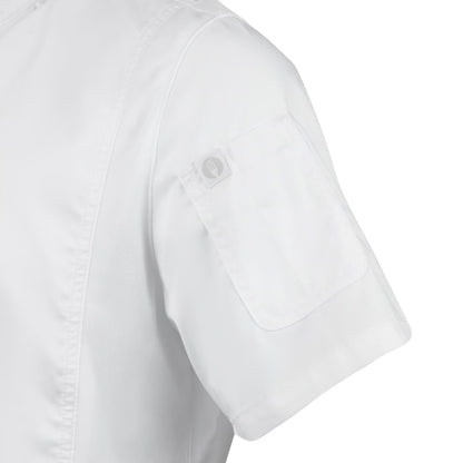 Chef Works Springfield Zipper Mens Chef Jacket White XL • PAS-B471-XL