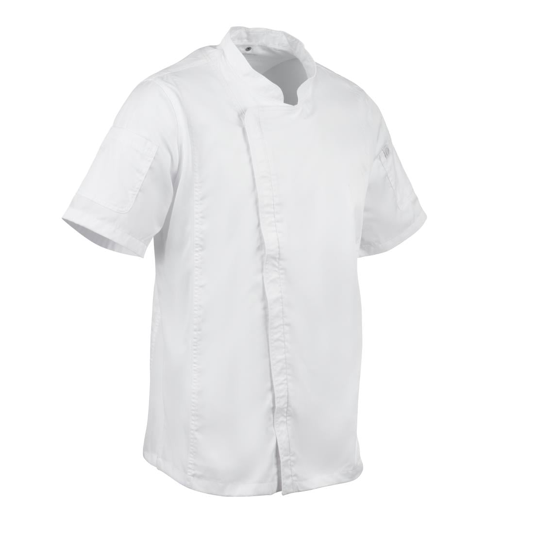 Chef Works Springfield Zipper Mens Chef Jacket White XL • PAS-B471-XL