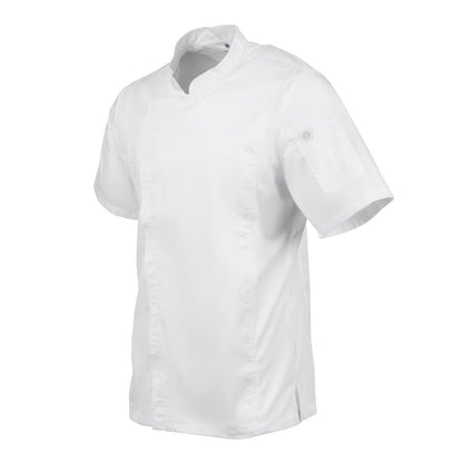 Chef Works Springfield Zipper Mens Chef Jacket White XL • PAS-B471-XL