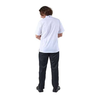 Chef Works Springfield Zipper Mens Chef Jacket White XL • PAS-B471-XL