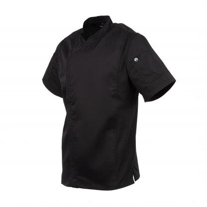 Chef Works Springfield Zipper Mens Chef Jacket Black XL • PAS-B472-XL