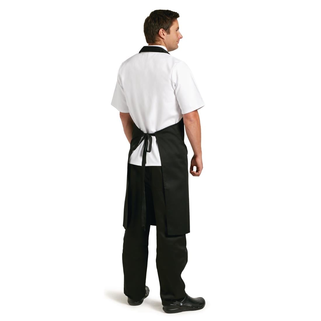 Whites Bib Apron Polycotton Black XL • PAS-B887