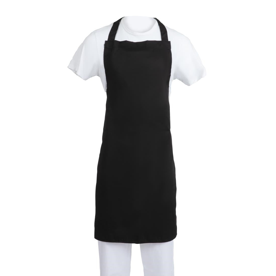 Whites Bib Apron Polycotton Black XL • PAS-B887