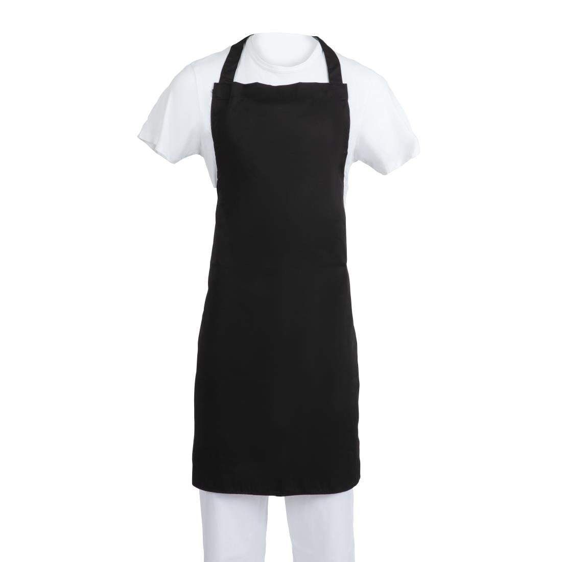 Whites Bib Apron Polycotton Black XL • PAS-B887