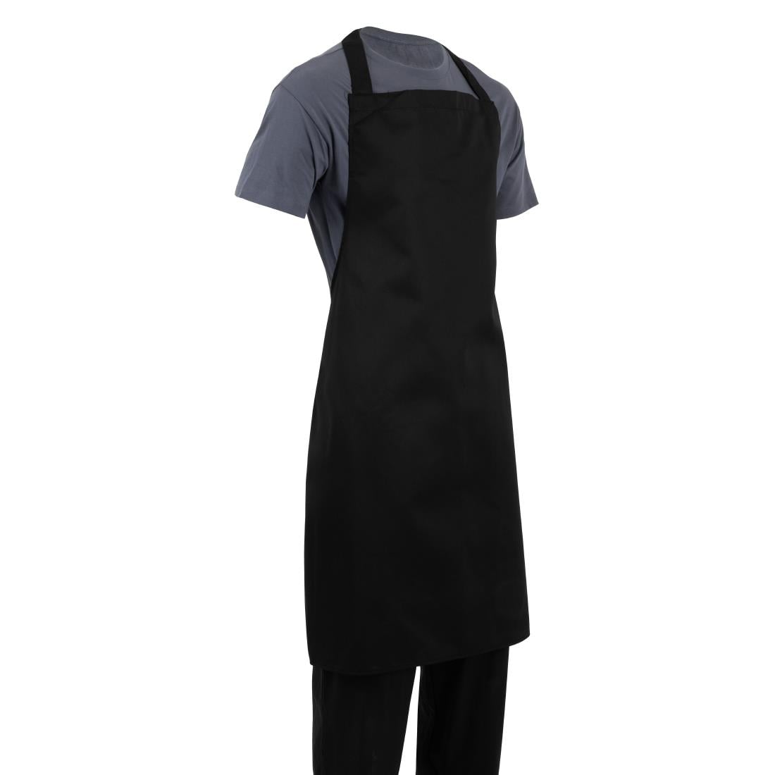 Whites Bib Apron Polycotton Black XL • PAS-B887