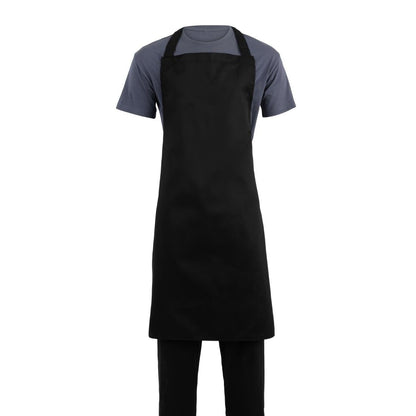 Whites Bib Apron Polycotton Black XL • PAS-B887