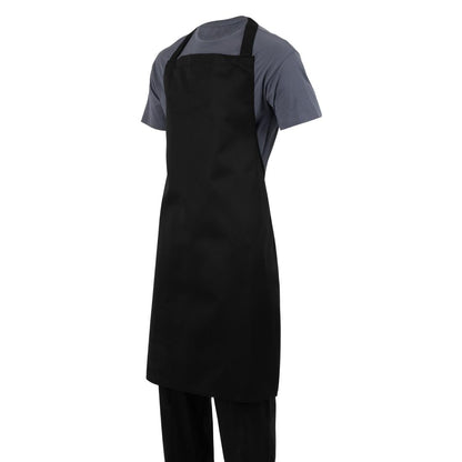 Whites Bib Apron Polycotton Black XL • PAS-B887