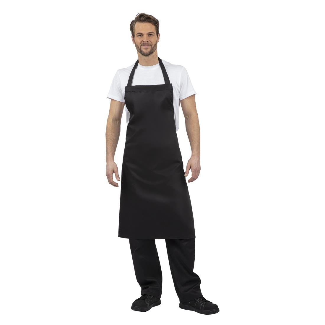Whites Bib Apron Polycotton Black XL • PAS-B887