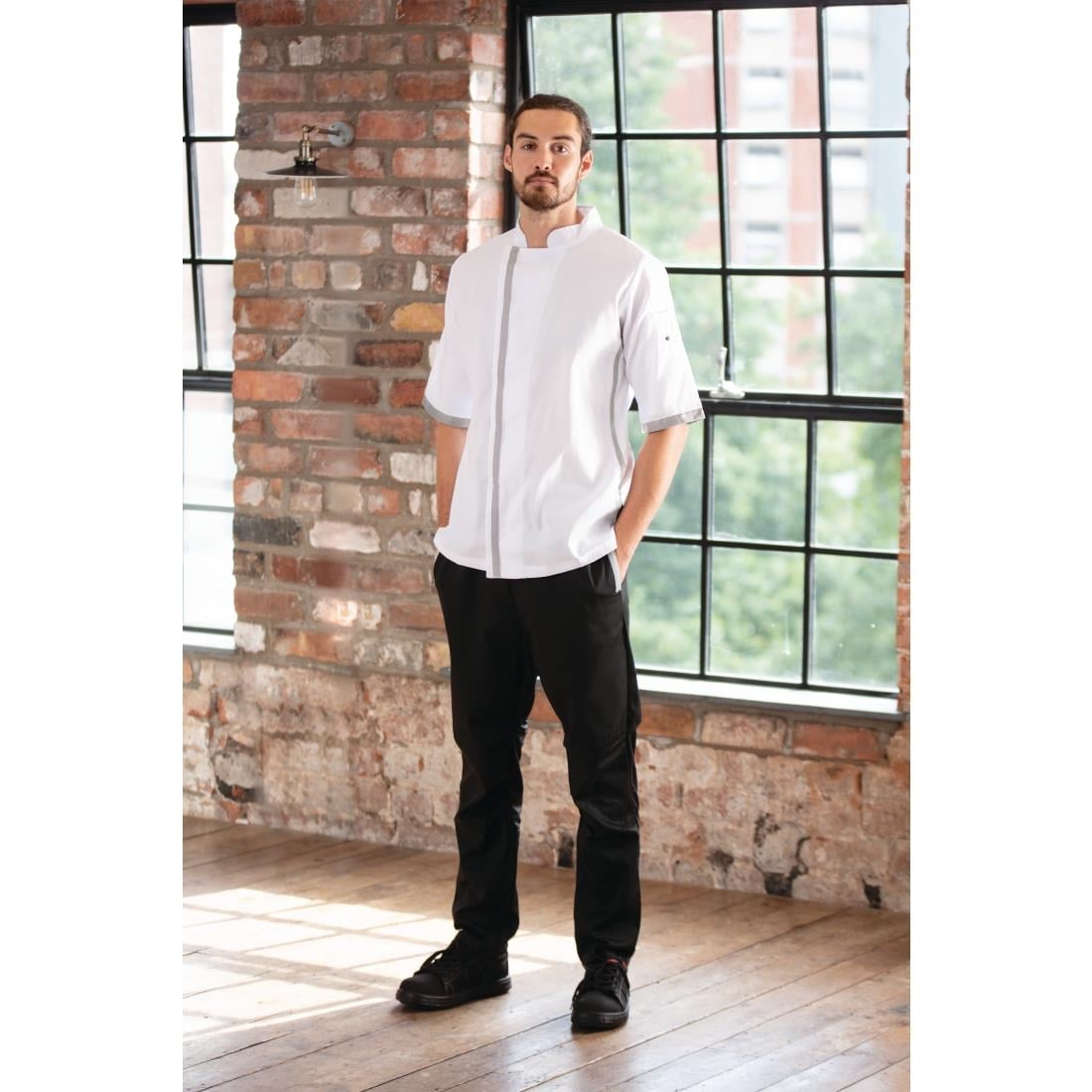 Southside Unisex Chefs Jacket White S • PAS-B998-S