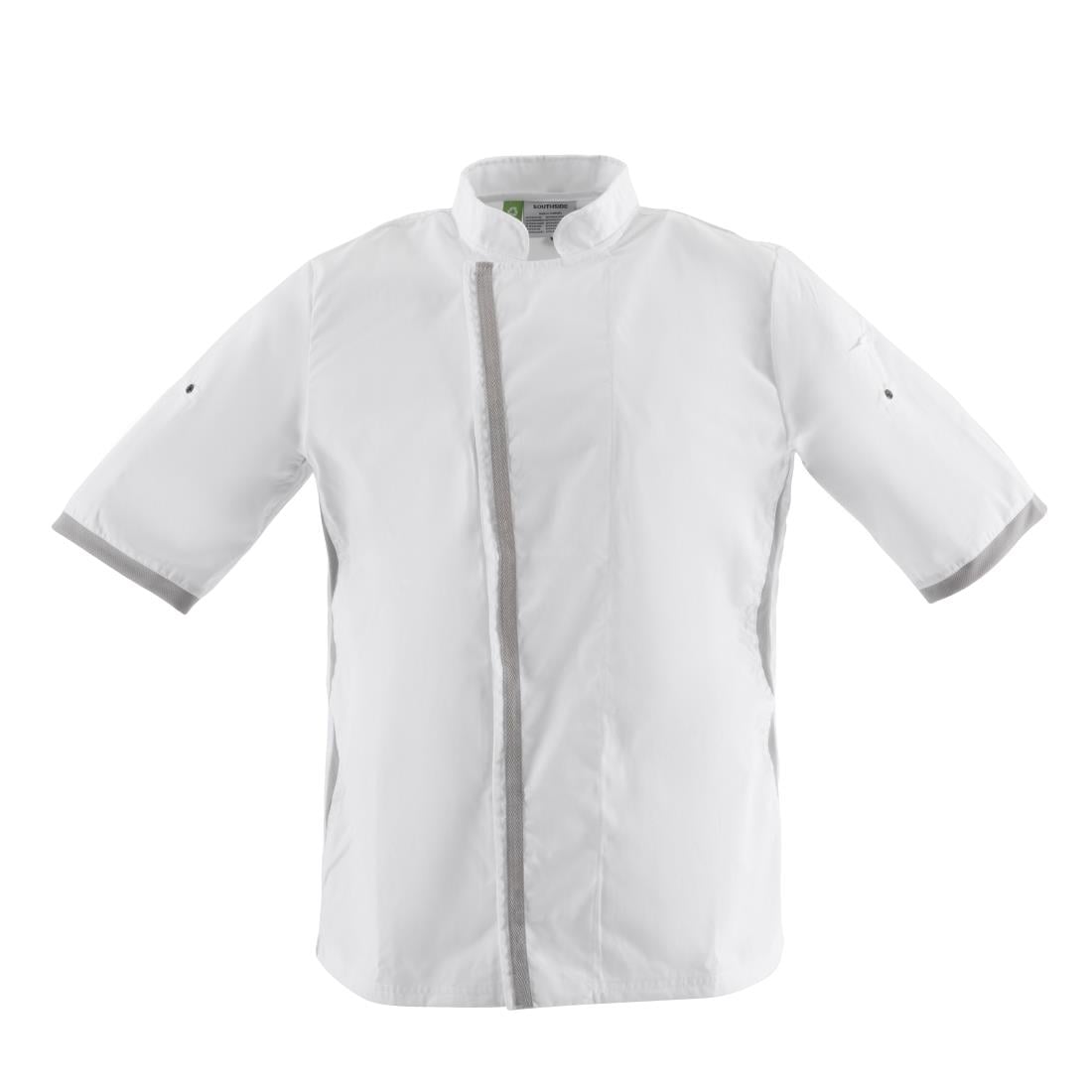 Southside Unisex Chefs Jacket White S • PAS-B998-S