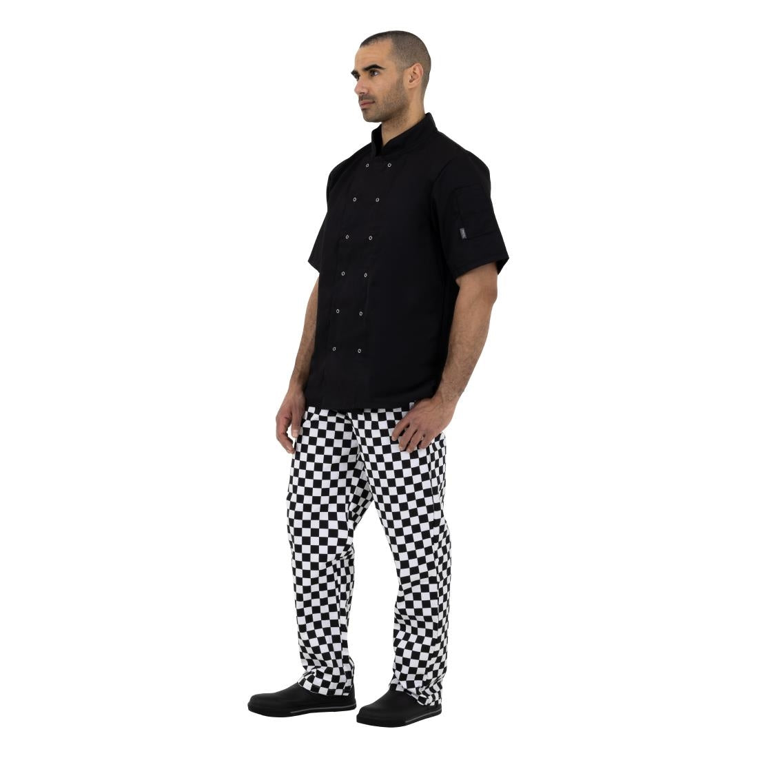 Whites Unisex Vegas Trousers Big Black & White Check Size XL • PAS-BA002-XL