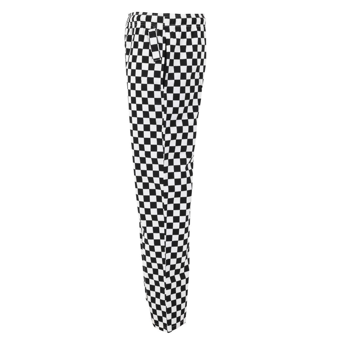 Whites Unisex Vegas Trousers Big Black & White Check Size XL • PAS-BA002-XL