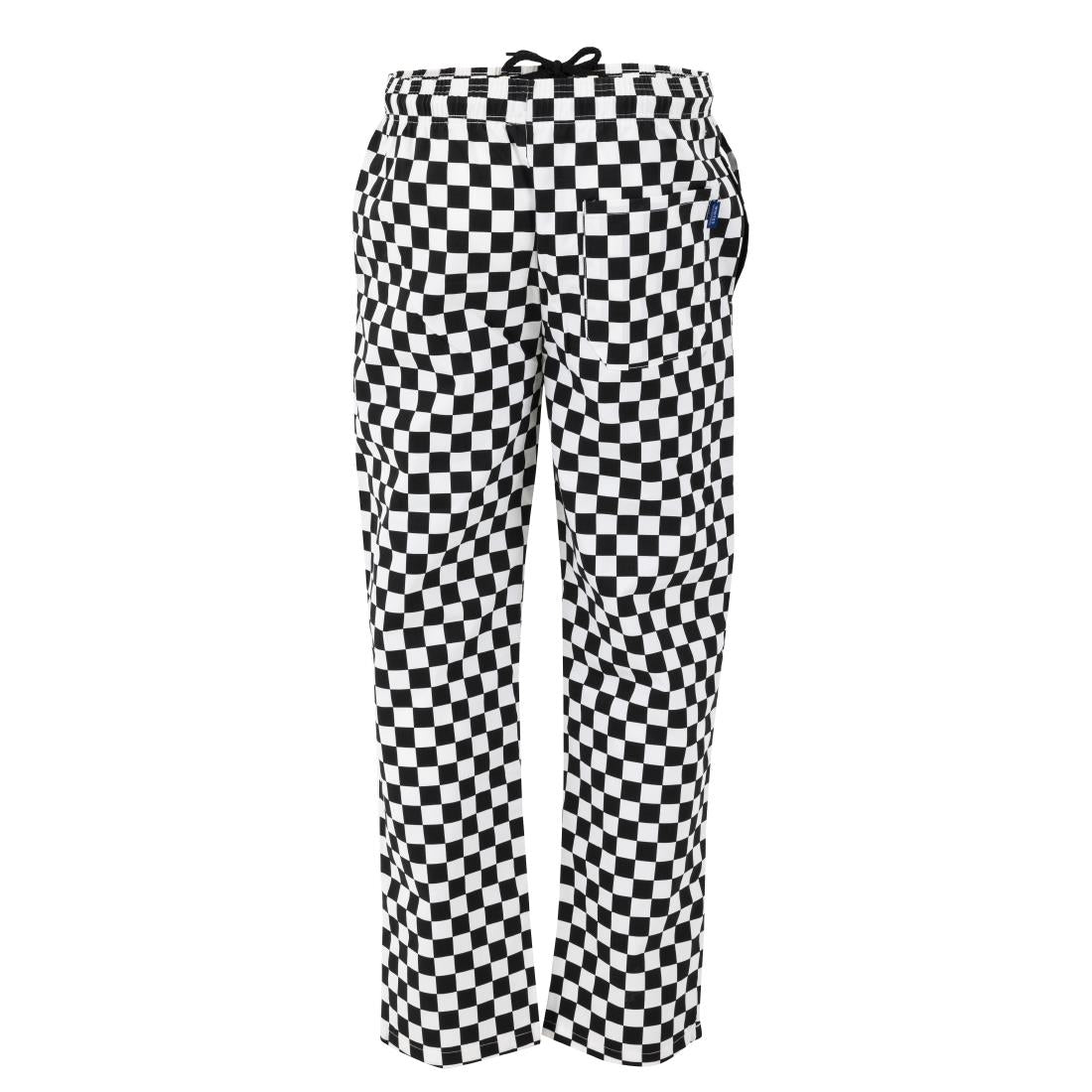 Whites Unisex Vegas Trousers Big Black & White Check Size XL • PAS-BA002-XL
