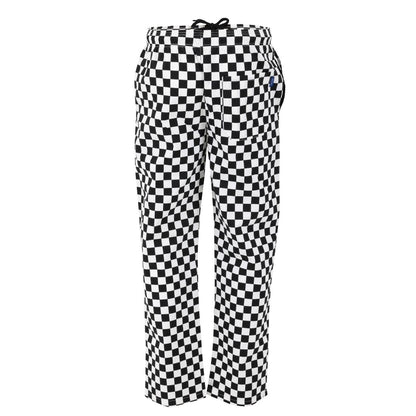 Whites Unisex Vegas Trousers Big Black & White Check Size XL • PAS-BA002-XL
