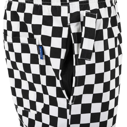 Whites Unisex Vegas Trousers Big Black & White Check Size XL • PAS-BA002-XL