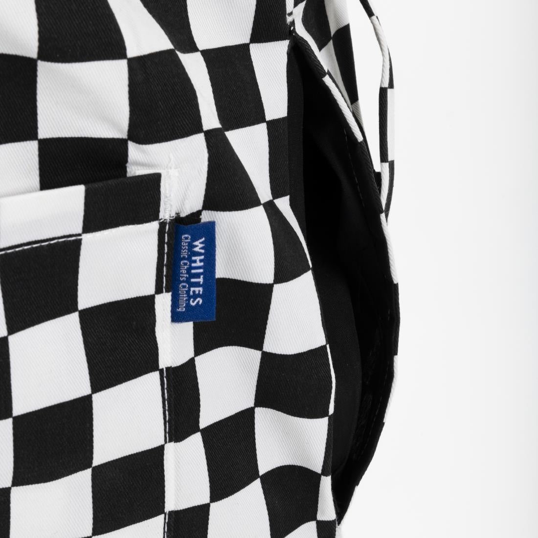 Whites Unisex Vegas Trousers Big Black & White Check Size XL • PAS-BA002-XL