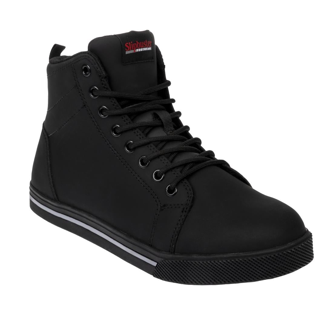 Slipbuster Microfibre Safety Hi Top Boots Matte Black 44 • PAS-BA061-44