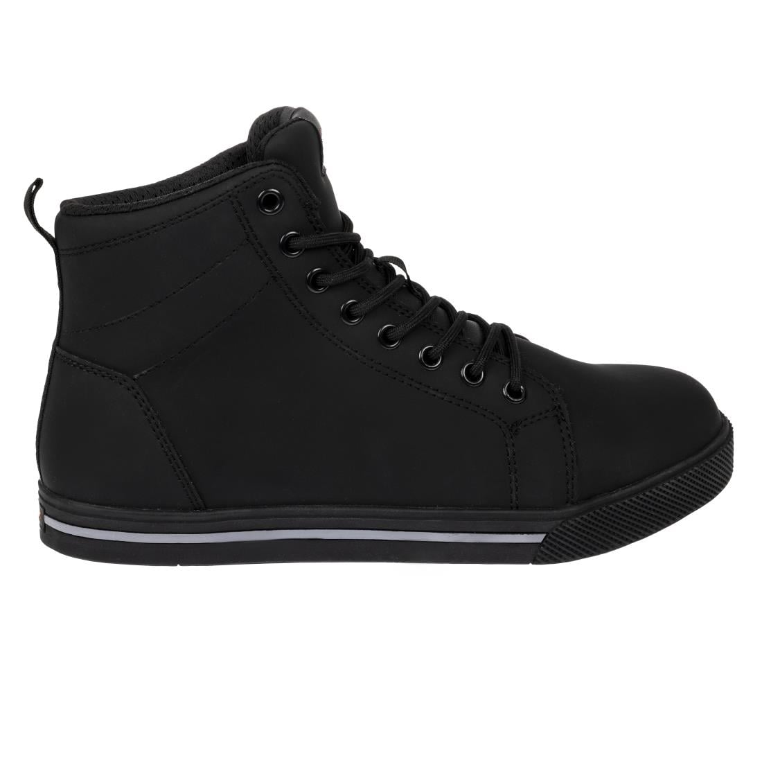 Slipbuster Microfibre Safety Hi Top Boots Matte Black 43 • PAS-BA061-43