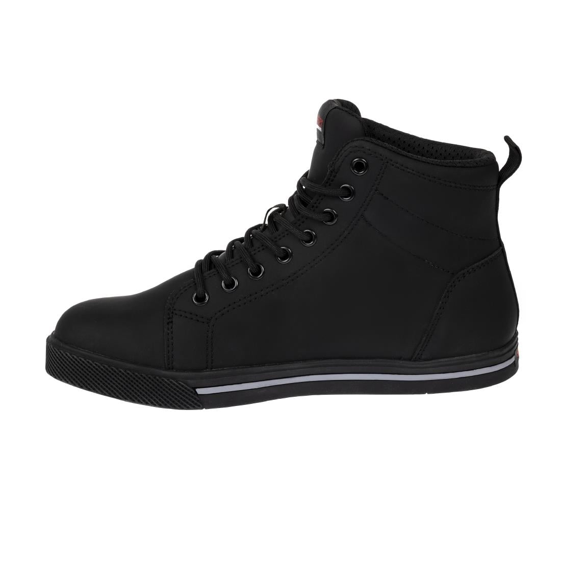 Slipbuster Microfibre Safety Hi Top Boots Matte Black 44 • PAS-BA061-44