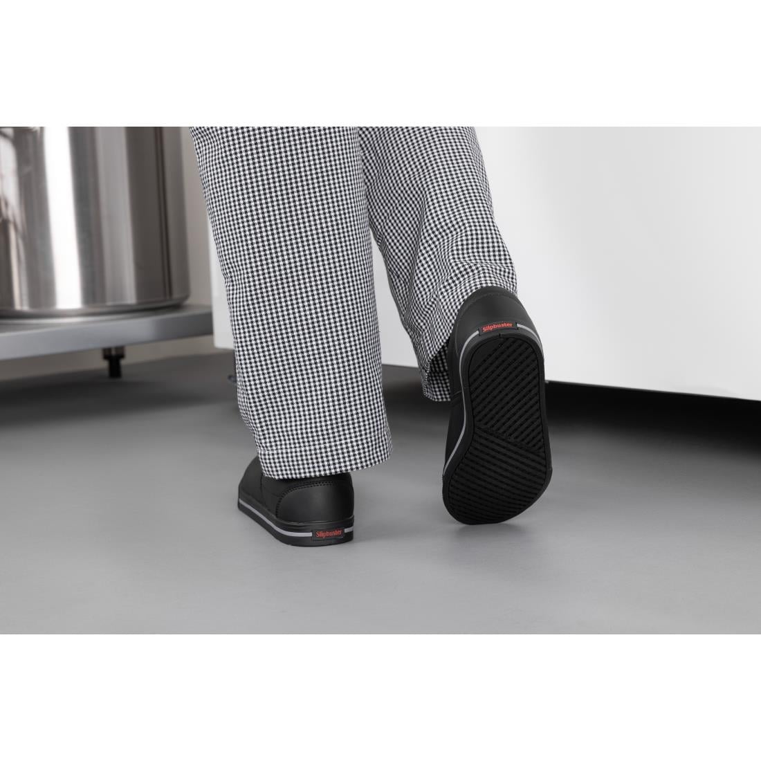 Slipbuster Microfibre Slip-on Shoe Matte Black 42 • PAS-BA062-42
