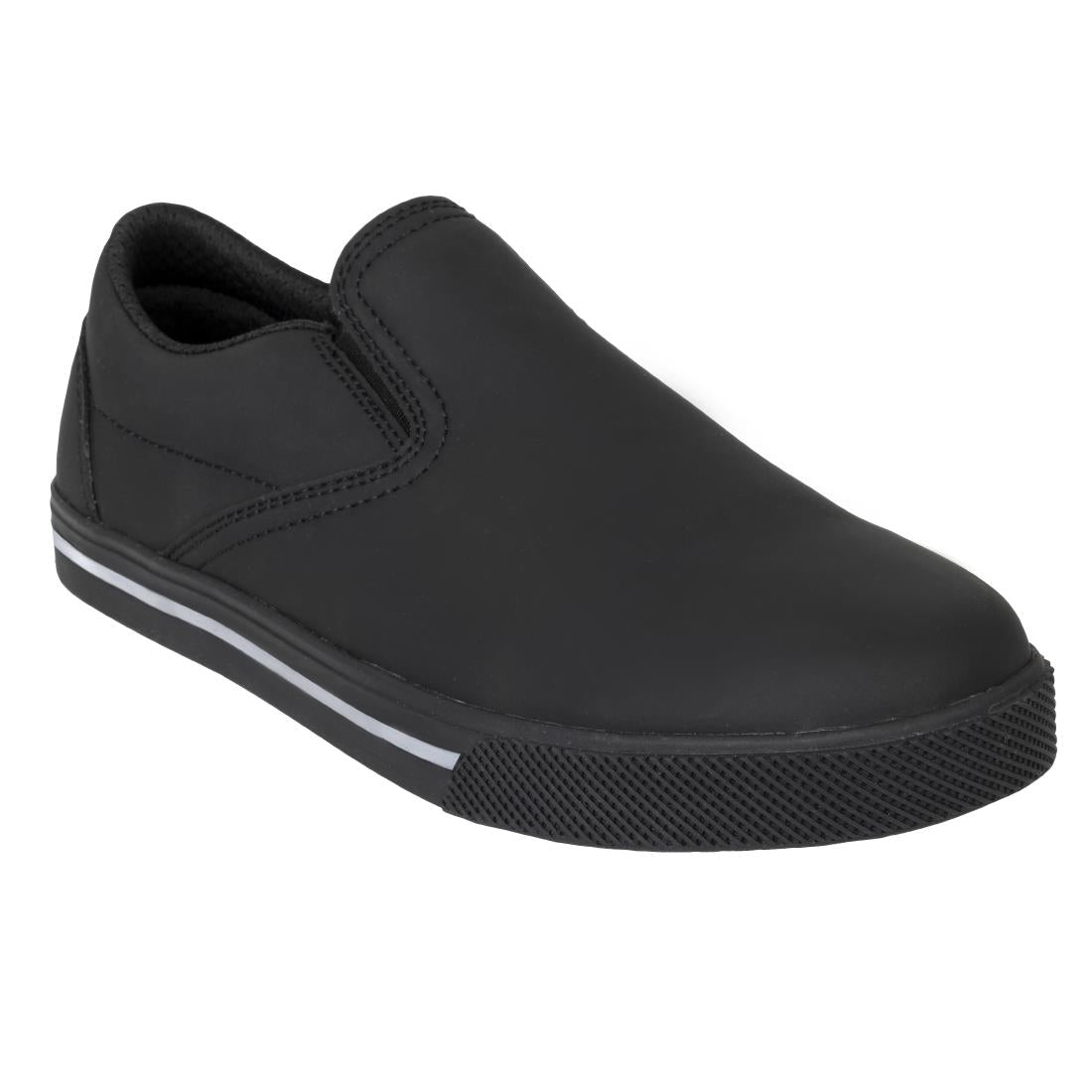 Slipbuster Microfibre Slip-on Shoe Matte Black 45 • PAS-BA062-45