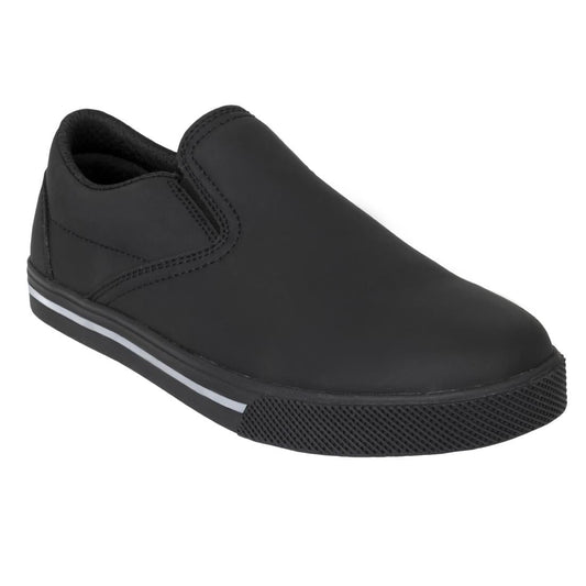 Slipbuster Microfibre Slip-on Shoe Matte Black • PAS-P_BA062