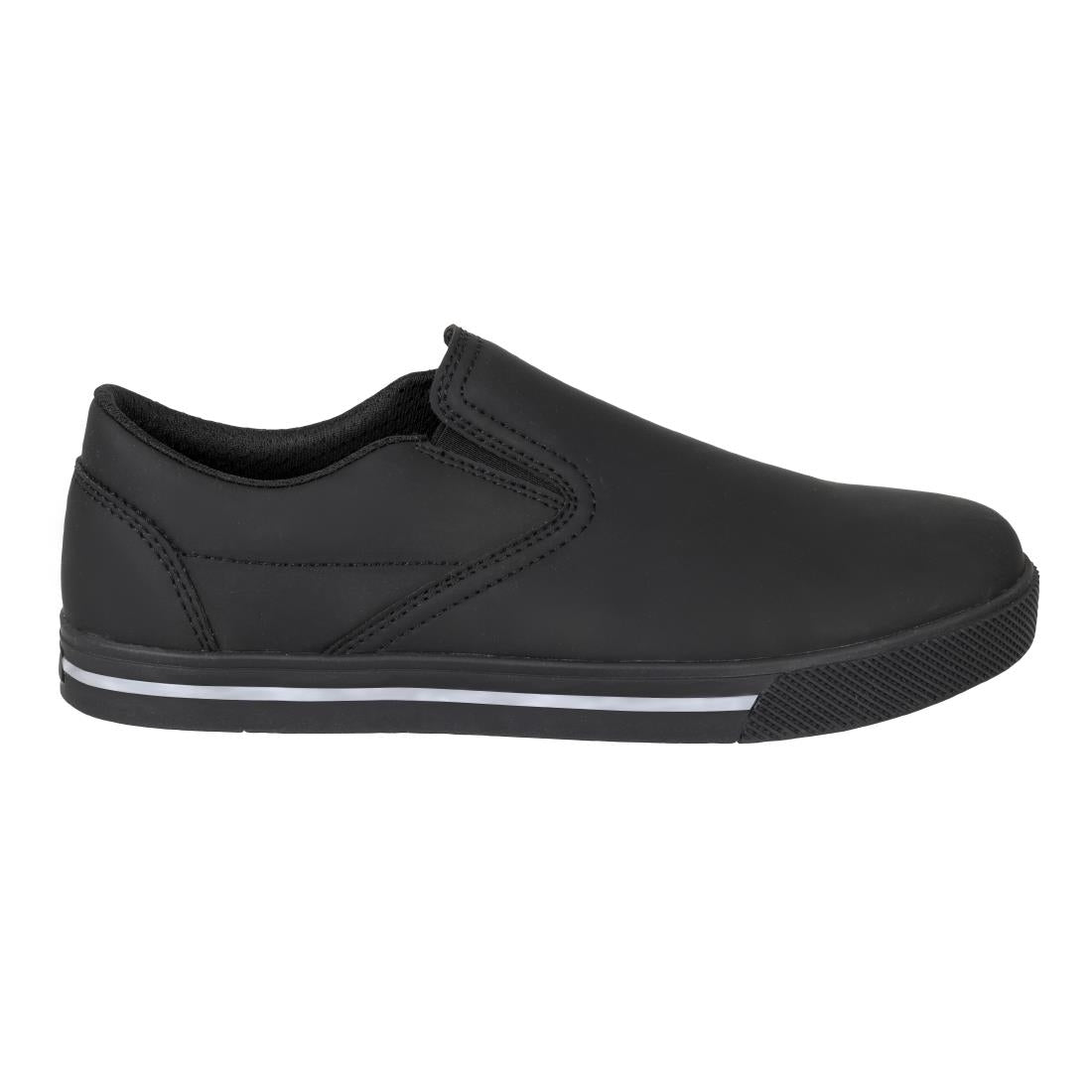 Slipbuster Microfibre Slip-on Shoe Matte Black 42 • PAS-BA062-42