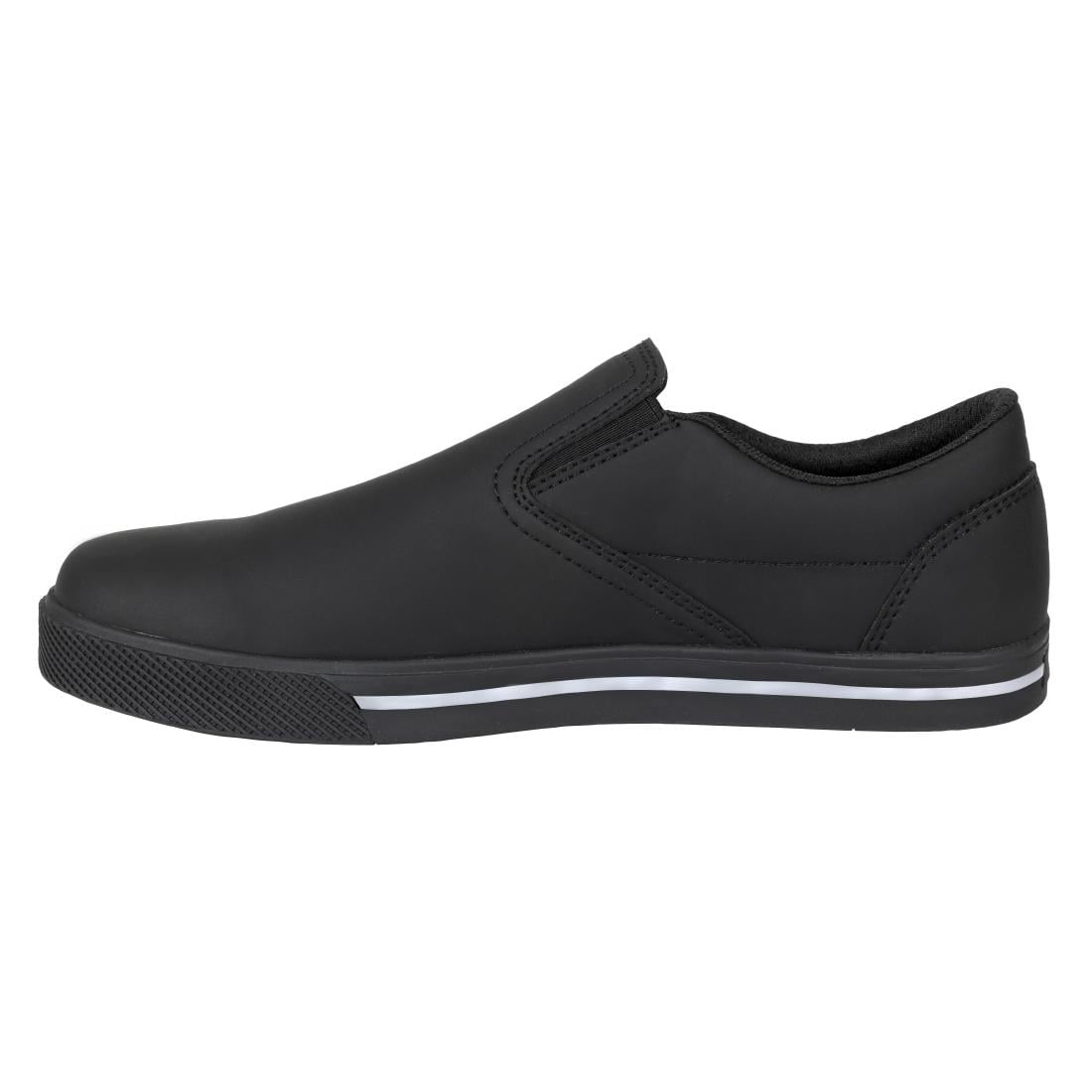 Slipbuster Microfibre Slip-on Shoe Matte Black 42 • PAS-BA062-42