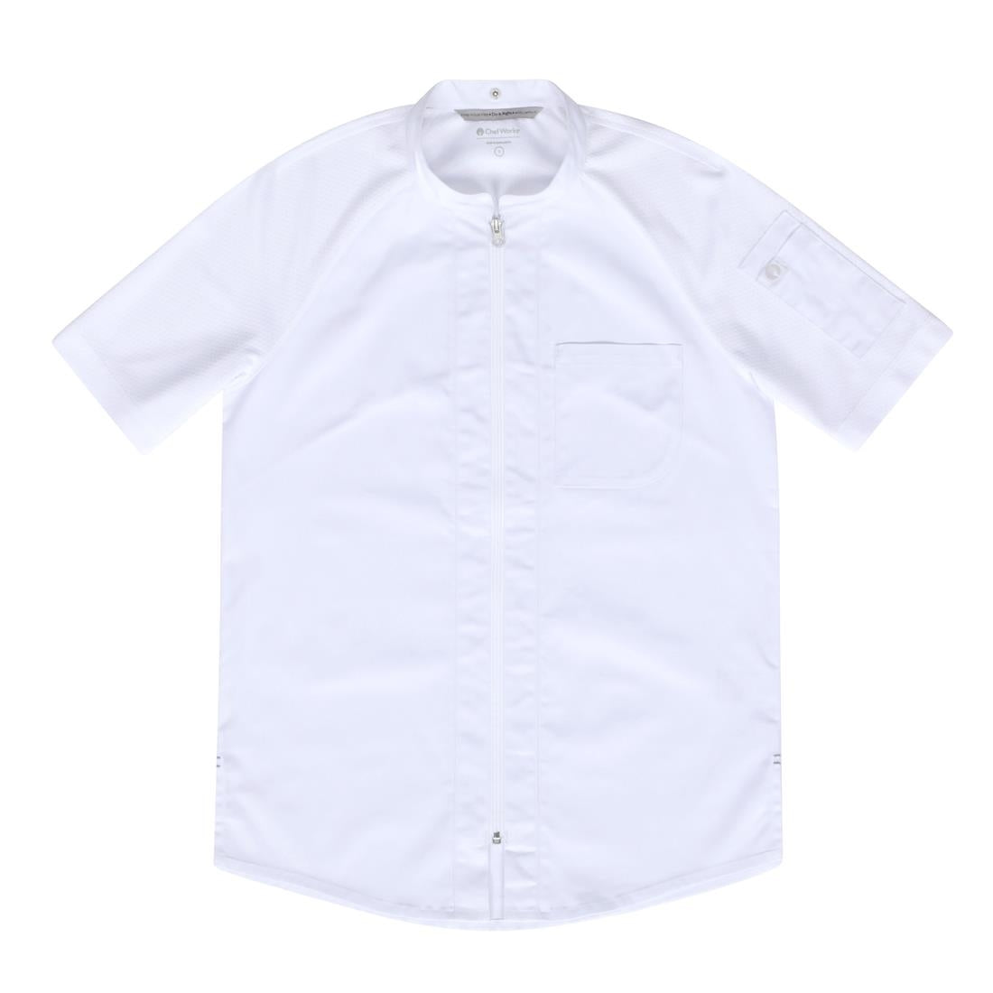 Chef Woks Arcadia Chef Coat White • PAS-P_BA070