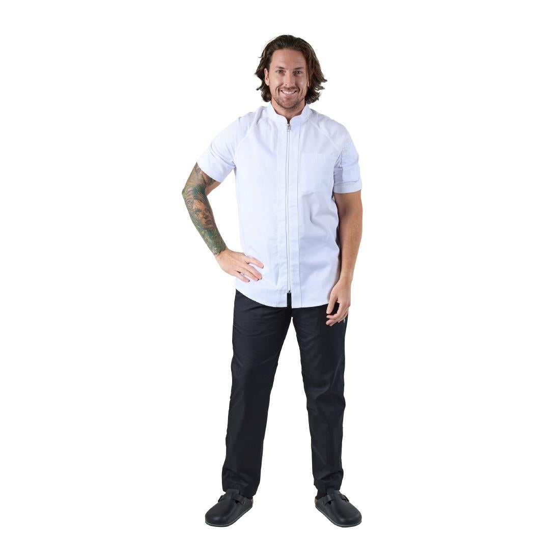 Chef Woks Arcadia Chef Coat White • PAS-P_BA070