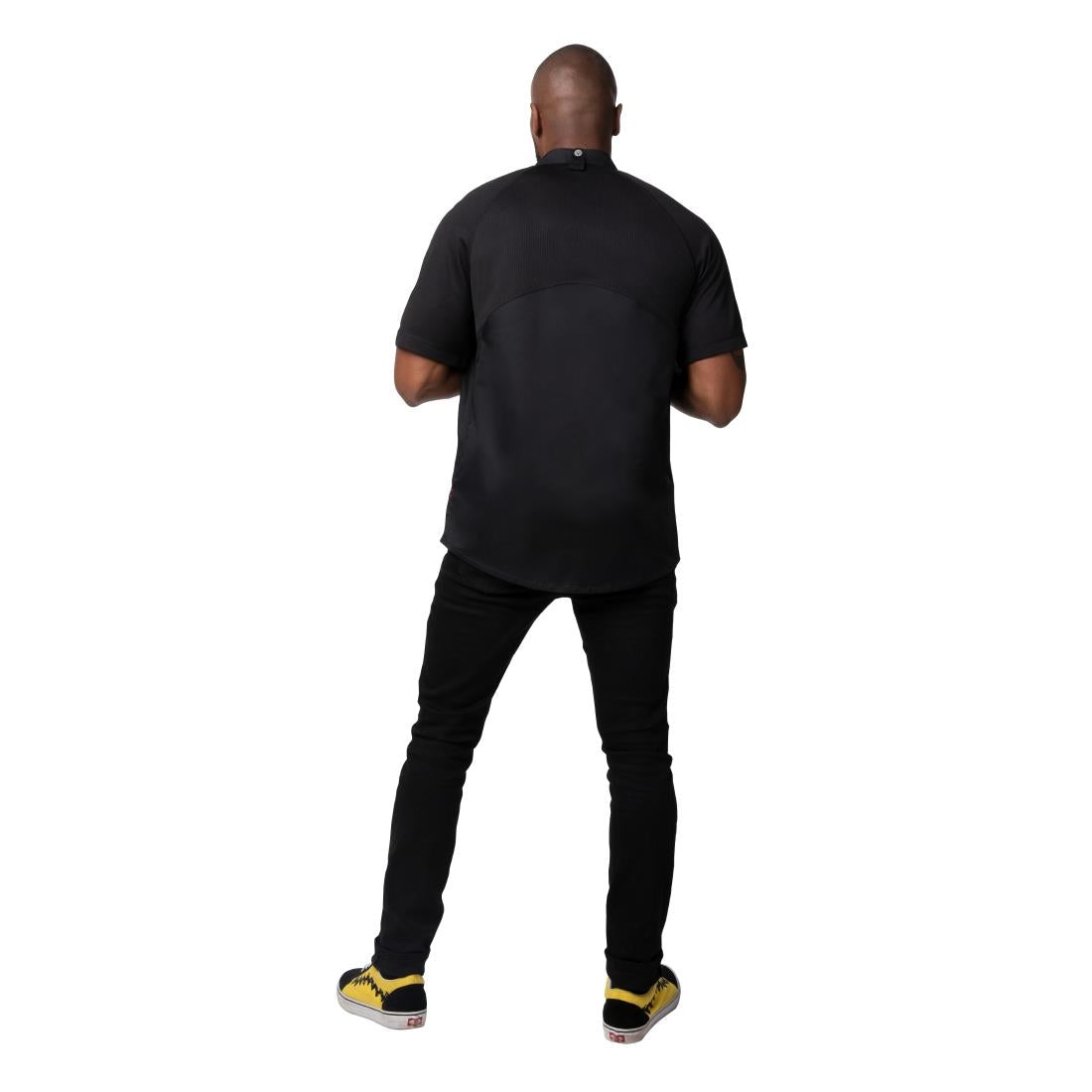 Chef Works Arcadia Sustainable Chef Jacket Black XL • PAS-BA074-XL