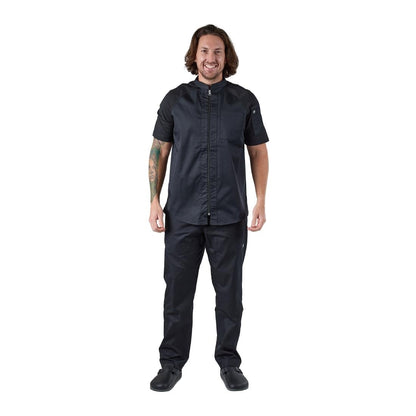Chef Works Arcadia Sustainable Chef Jacket Black XL • PAS-BA074-XL