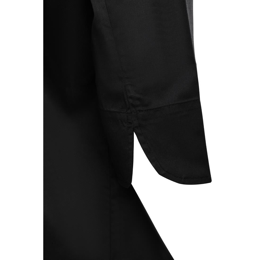 Whites Womens Fitted Chef Jacket Black • PAS-P_BA110