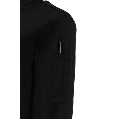 Whites Womens Fitted Chef Jacket Black • PAS-P_BA110