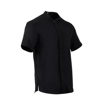 Southside Harlem Chefs Jacket Black Short Sleeve Mesh • PAS-P_BA115