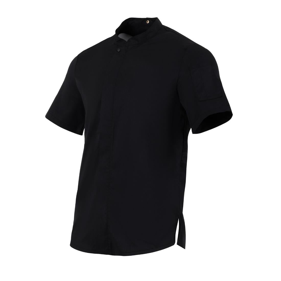 Southside Harlem Chefs Jacket Black Short Sleeve Mesh • PAS-P_BA115