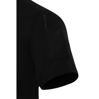 Southside Harlem Short Sleeve Zipper Chef Jacket Black Size M • PAS-BA115-M