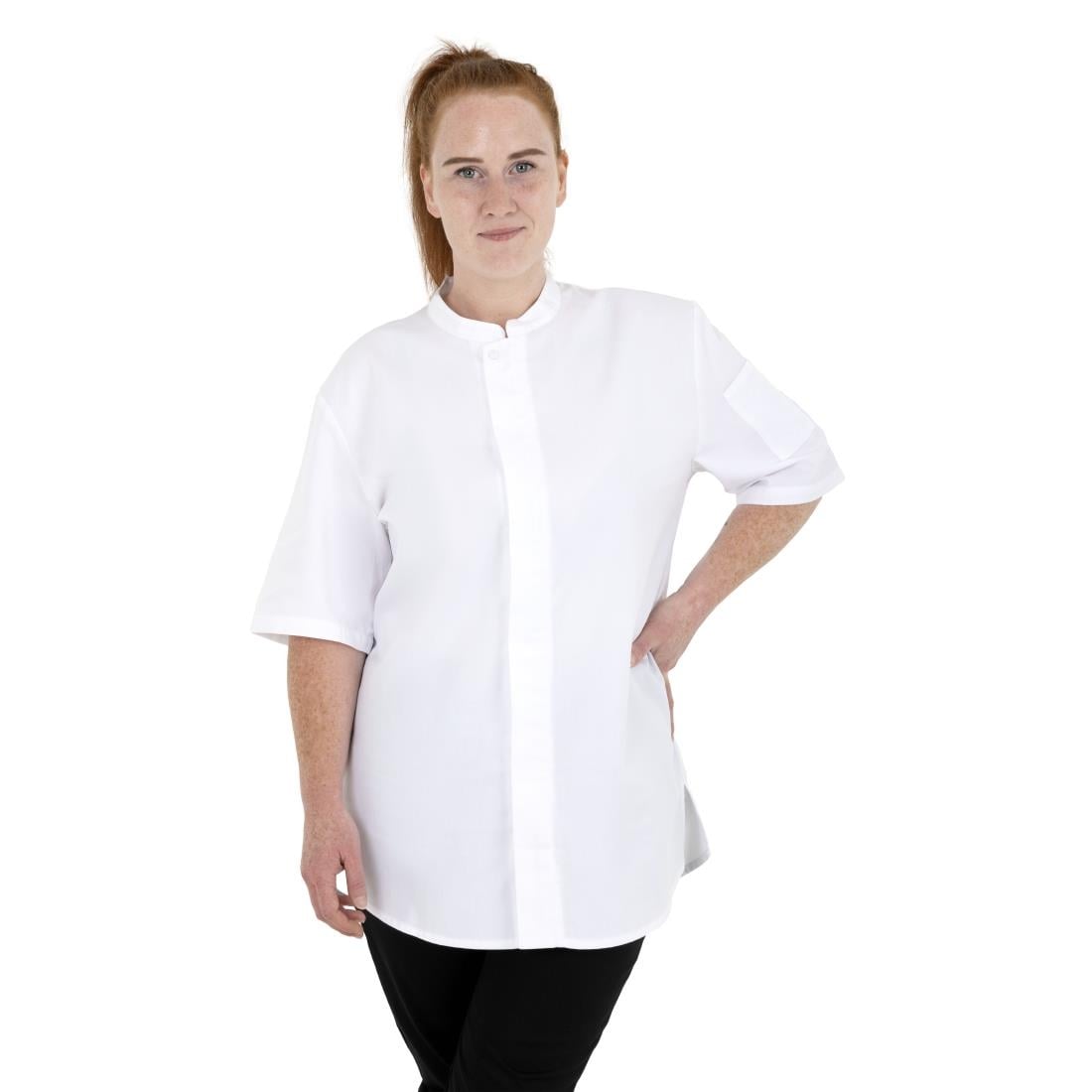 Southside Harlem Chef Jacket Mesh White • PAS-P_BA116