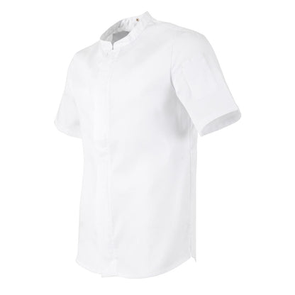 Southside Harlem Zipper Chefs Jacket White Short Sleeve Mesh Size XL • PAS-BA116-XL