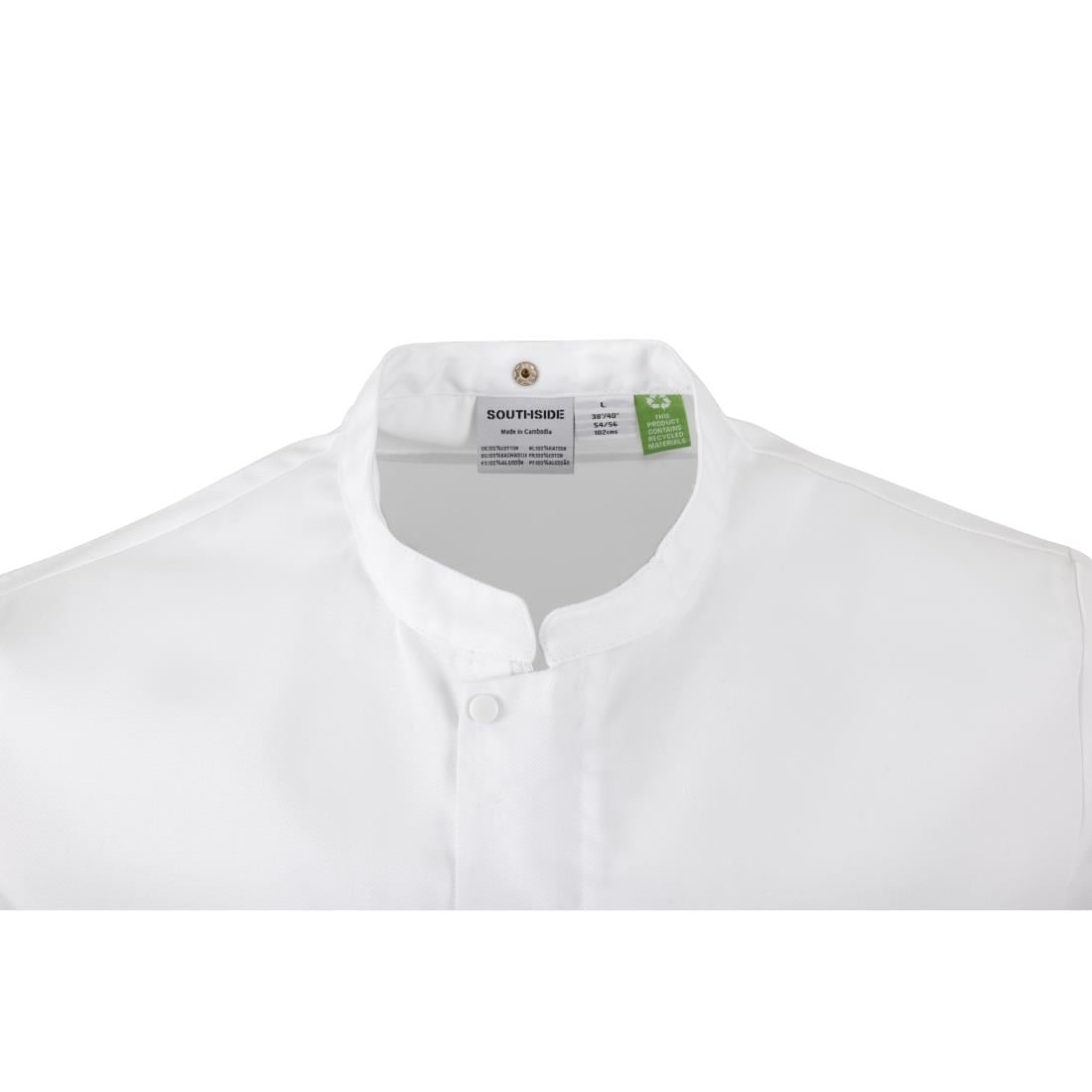Southside Harlem Chef Jacket Mesh White • PAS-P_BA116