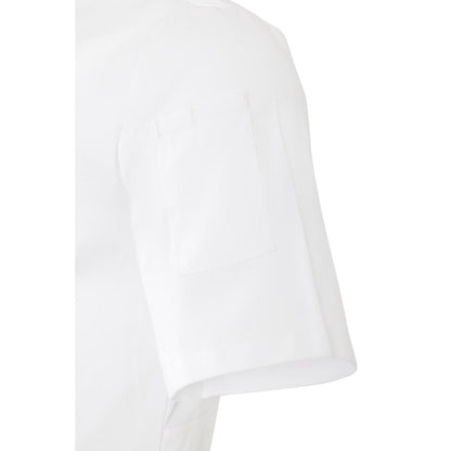 Southside Harlem Zipper Chefs Jacket White Short Sleeve Mesh Size XL • PAS-BA116-XL