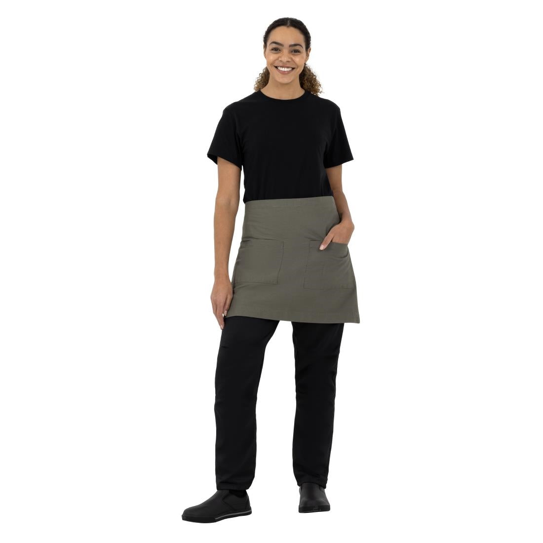 Southside Cotton Canvas Waist Apron Khaki • PAS-BA117