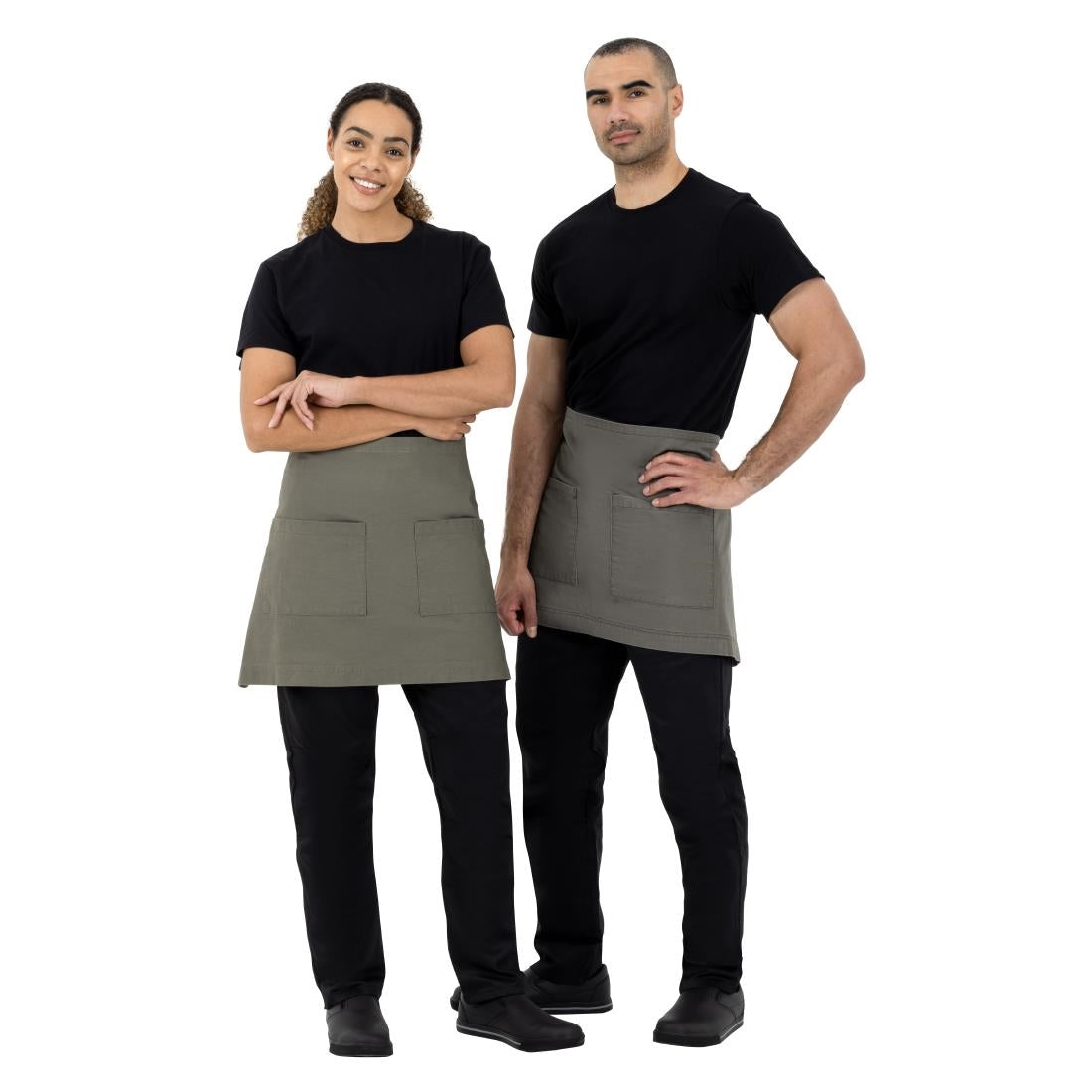 Southside Cotton Canvas Waist Apron Khaki • PAS-BA117