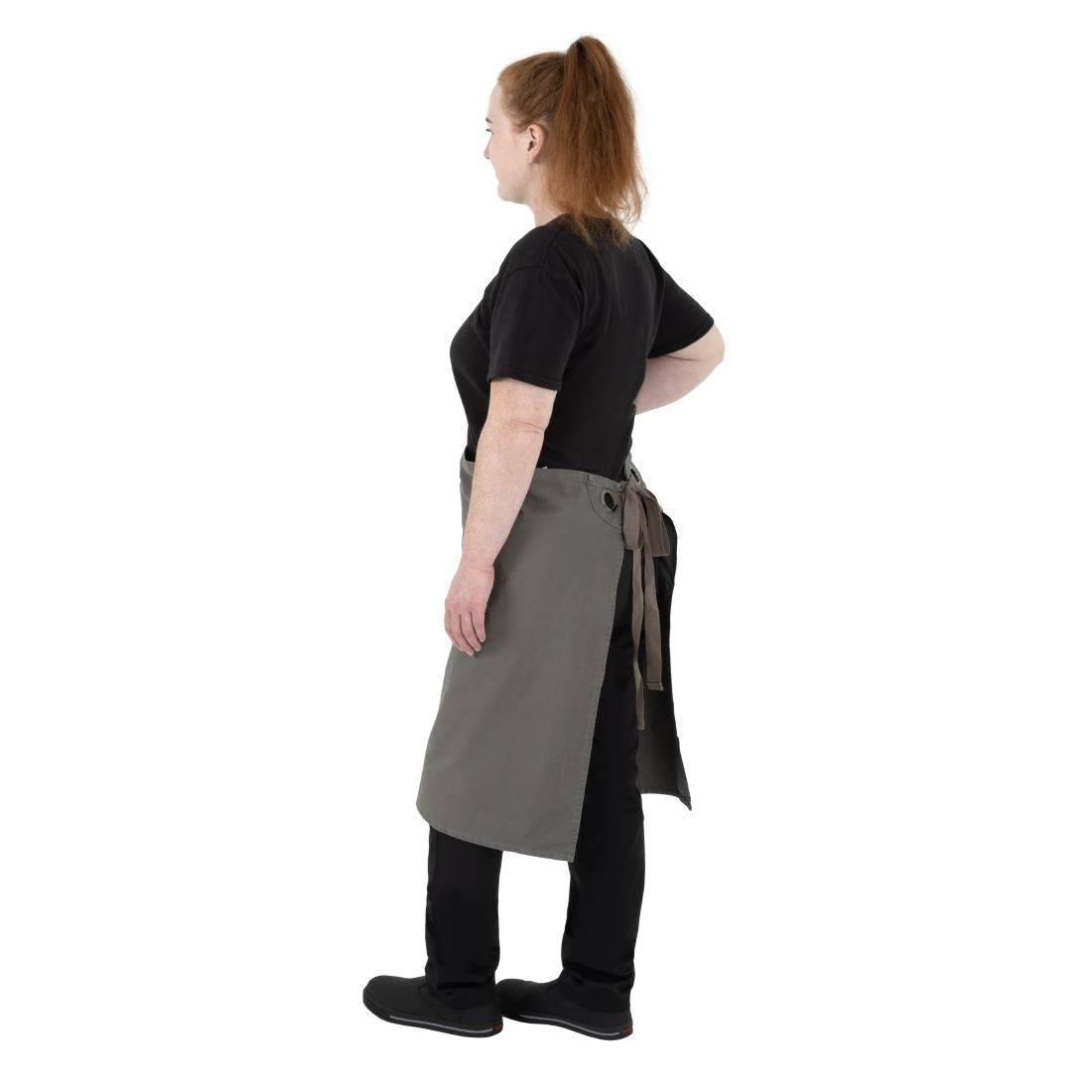 Southside Cotton Canvas Bistro Apron Khaki • PAS-BA164