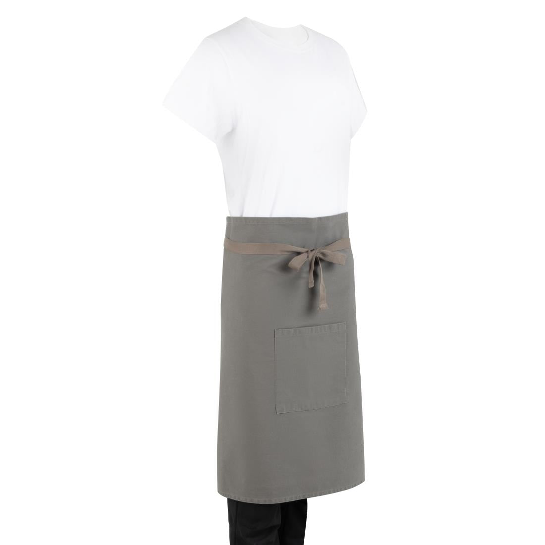 Southside Cotton Canvas Bistro Apron Khaki • PAS-BA164